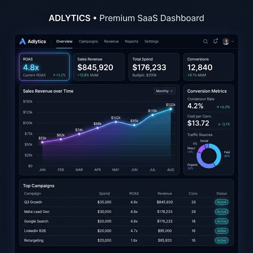 Blurred Background Dashboard