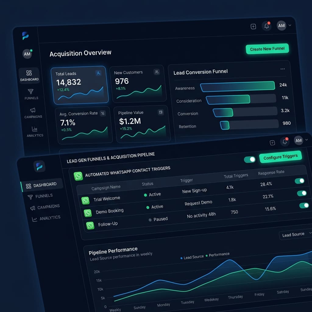 Génération de Leads & Tunnels d'Acquisition